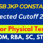 JKSSB JKP Constable Expected Cutoff