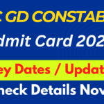 SSC GD Admit Card 2025