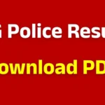 CG Police Result